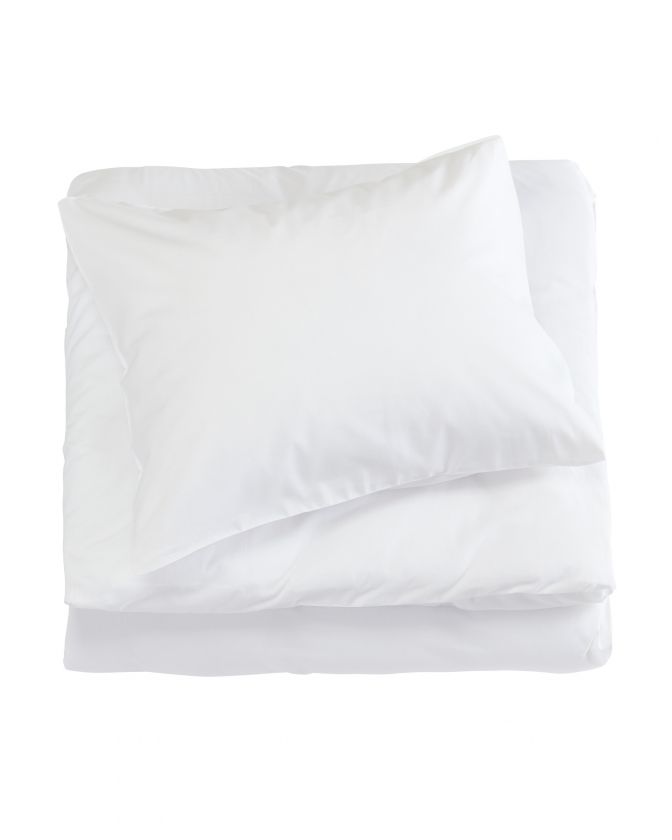 Soho 4-del påslakanset vit