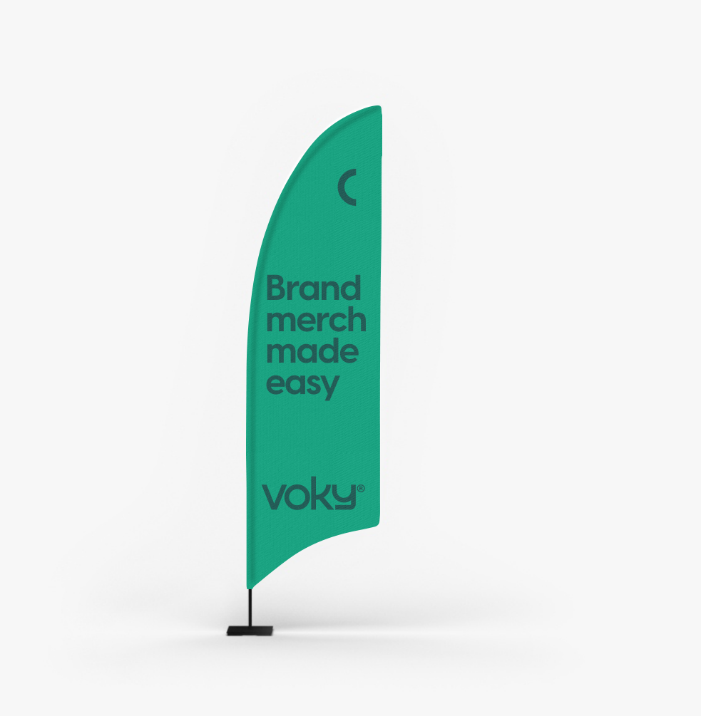 Beachflagga Light Hajfena